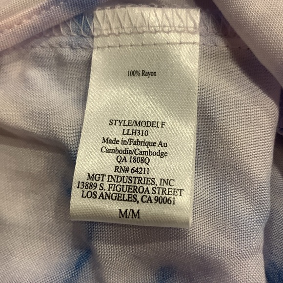 NWOT In Bloom by Jonquil Tie dye Cotton Nightgown Size X-Large - Picture 5 of 6